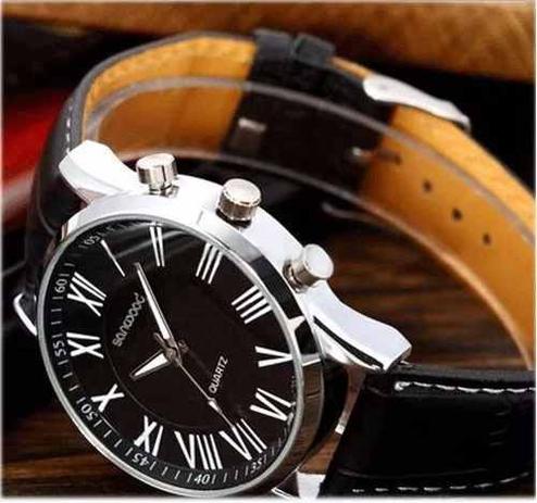 Relógio Masculino Geneva Sanwood Preto Pronta Entrega Menor preço em Relógio Masculino Geneva Sanwood Preto Pronta Entrega