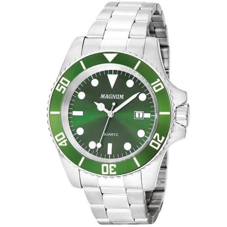 Relógio Masculino Magnum Analógico MA33068G Verde Menor preço em Relógio Masculino Magnum Analógico MA33068G Verde