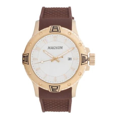 Relógio masculino dourado automático da Magnum MA33844A