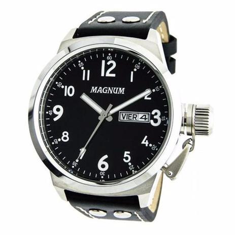 Relogio Masculino Magnum Pulseira De Couro Ma32774t Menor preço em Relogio Masculino Magnum Pulseira De Couro Ma32774t