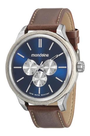 Relógio Masculino Mondaine 89008G0MVNH1 48mm Couro Marrom Menor preço em Relógio Masculino Mondaine 89008G0MVNH1 48mm Couro Marrom
