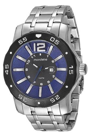 Relógio Masculino Mondaine 94851G0MVNA2 52mm Pulseira Aço Prata Menor preço em Relógio Masculino Mondaine 94851G0MVNA2 52mm Pulseira Aço Prata