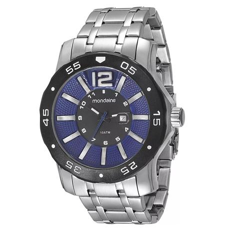 Relógio Masculino Mondaine Analógico Calendário 94851G0MVNA2 Menor preço em Relógio Masculino Mondaine Analógico Calendário 94851G0MVNA2