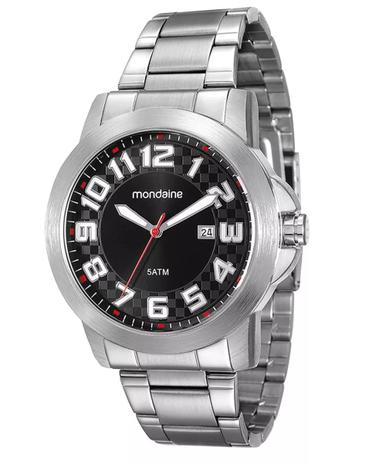 Relógio Masculino Mondaine Original 94902G0MVNE1 Cor Prata Menor preço em Relógio Masculino Mondaine Original 94902G0MVNE1 Cor Prata