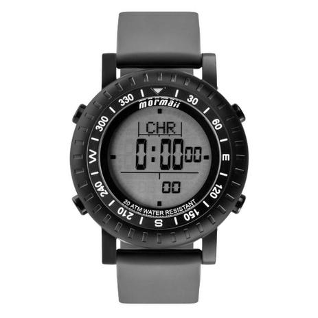 Relógio Masculino Mormaii MO1152A/8P Cinza Menor preço em Relógio Masculino Mormaii MO1152A/8P Cinza