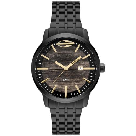 Relógio Masculino Mormaii MO2115BF/4M 44mm Aço Preto Menor preço em Relógio Masculino Mormaii MO2115BF/4M 44mm Aço Preto