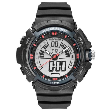 Relógio Masculino Mormaii Wave MO8902AA/8R 44mm Poliuretano Preto Menor preço em Relógio Masculino Mormaii Wave MO8902AA/8R 44mm Poliuretano Preto
