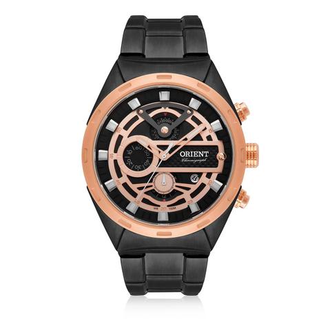 Relógio Masculino Orient Analógico MPSSC012 P1PX Aço Negro Menor preço em Relógio Masculino Orient Analógico MPSSC012 P1PX Aço Negro