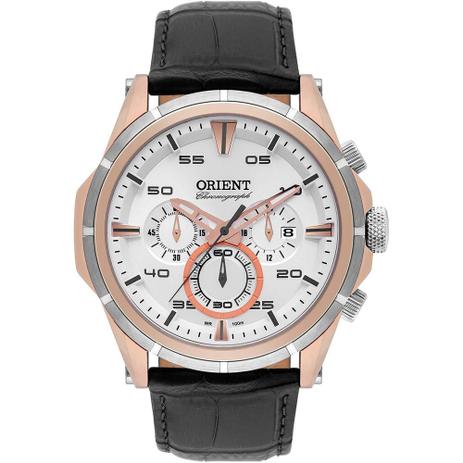 Relógio Masculino Orient Analógico MTSCC025 S2PX - Rosê/Cinza Menor preço em Relógio Masculino Orient Analógico MTSCC025 S2PX - Rosê/Cinza