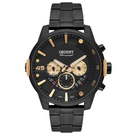 Relógio Masculino Orient Cronógrafo MPSSC013/P2PX - Preto Menor preço em Relógio Masculino Orient Cronógrafo MPSSC013/P2PX - Preto