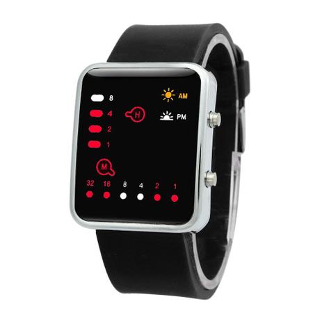 Relógio Masculino Pulso Led Digital Pulseira Silicone - Outras marcas Menor preço em Relógio Masculino Pulso Led Digital Pulseira Silicone - Outras marcas
