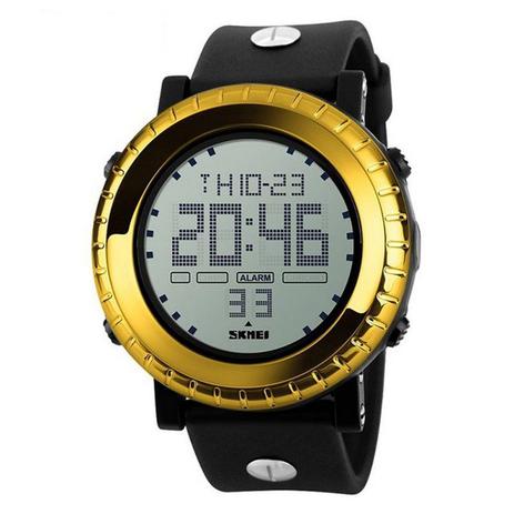 Relógio Masculino Skmei Digital 1172 - Preto e Dourado é boa?