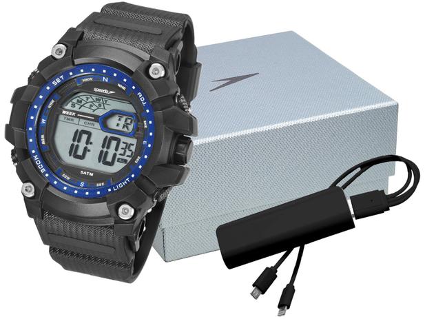Relógio Masculino Speedo Digital - 11004G0EVNP4K Preto com Acessório