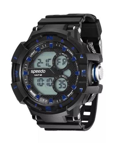 Relógio Masculino Speedo Digital - 81093g0egnp3 - Preto Menor preço em Relógio Masculino Speedo Digital - 81093g0egnp3 - Preto