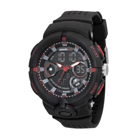 Relógio Masculino Speedo Esportivo Anadigi 81158g0evnp2 - Preto Menor preço em Relógio Masculino Speedo Esportivo Anadigi 81158g0evnp2 - Preto