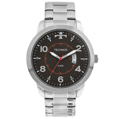 Relógio Masculino Technos 2115KTM/1P Aço Menor preço em Relógio Masculino Technos 2115KTM/1P Aço