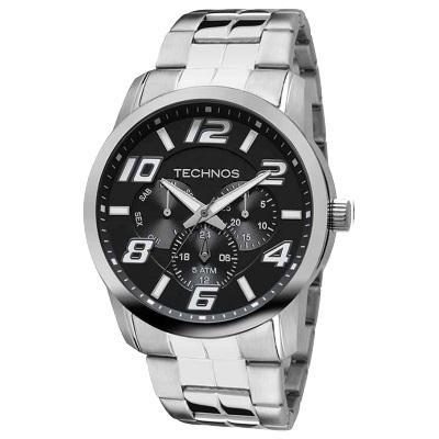 Relógio Masculino Technos 6P29AFT/1P 47mm Racer Prata Menor preço em Relógio Masculino Technos 6P29AFT/1P 47mm Racer Prata