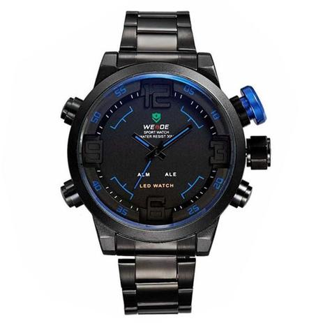 Relógio Masculino Weide AnaDigi Casual WH-2309 Azul Menor preço em Relógio Masculino Weide AnaDigi Casual WH-2309 Azul