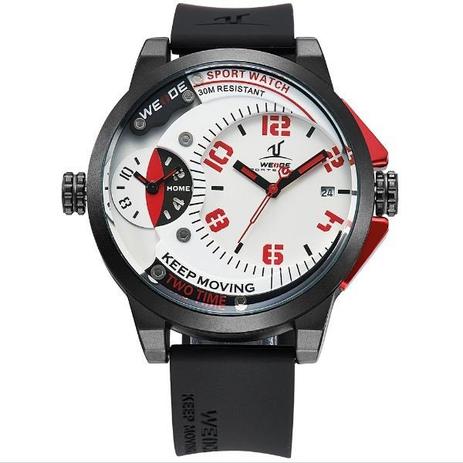 Relógio Masculino Weide Analógico UV-1501 Preto e Vermelho é boa?