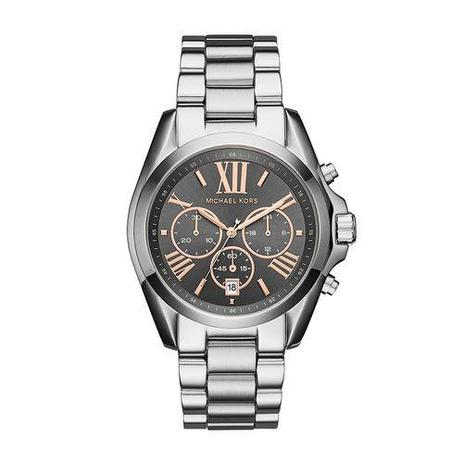 Relógio Michael Kors Feminino Bradshaw Prata - Mk6557/1kn Menor preço em Relógio Michael Kors Feminino Bradshaw Prata - Mk6557/1kn