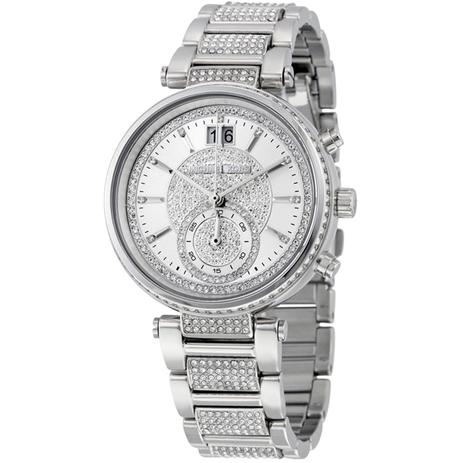 Relógio Michael Kors Sawyer Prata - MK6281/1KN Menor preço em Relógio Michael Kors Sawyer Prata - MK6281/1KN