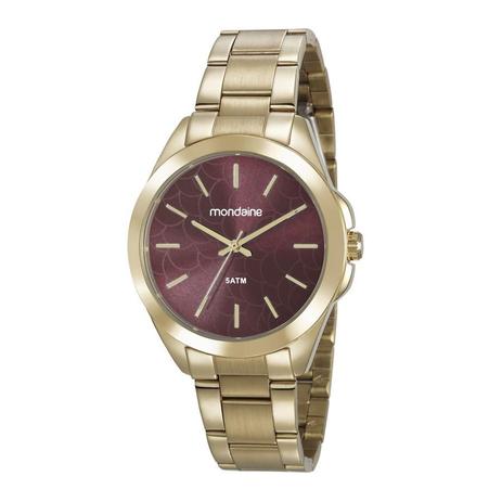 Relogio Mondaine Feminino Ref: 78750lpmvda2 Casual Dourado Menor preço em Relogio Mondaine Feminino Ref: 78750lpmvda2 Casual Dourado