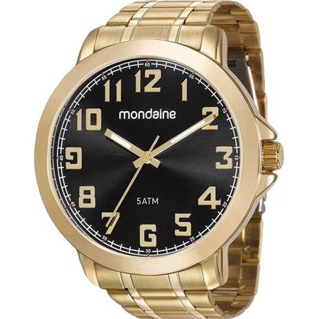 relogio de ouro mondaine