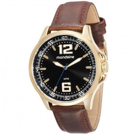 Relógio Mondaine Masculino Dourado/Marrom 76672gpmvdh3 Menor preço em Relógio Mondaine Masculino Dourado/Marrom 76672gpmvdh3