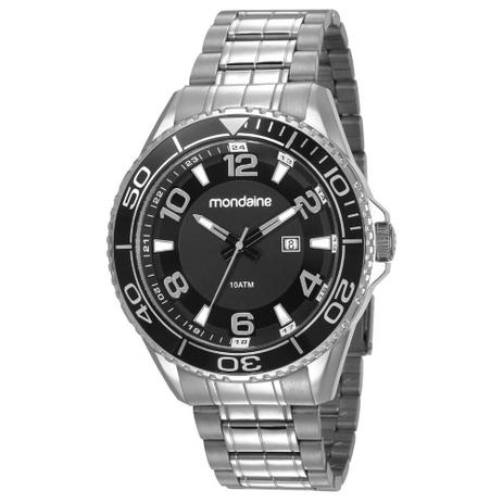 relógio mondaine masculino prata
