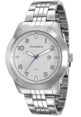 relógio mondaine masculino prata