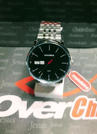 relógio mondaine prata masculino