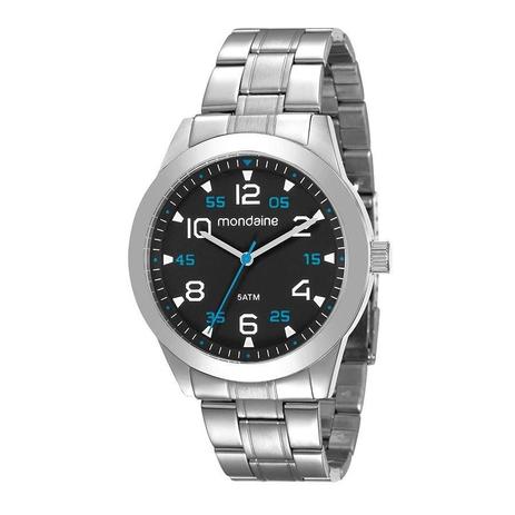 Relogio Mondaine Masculino Ref: 78738g0mvna1 Casual Prateado Menor preço em Relogio Mondaine Masculino Ref: 78738g0mvna1 Casual Prateado