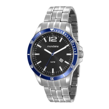 Relogio Mondaine Masculino Ref: 78757g0mvna1 Casual Prateado Menor preço em Relogio Mondaine Masculino Ref: 78757g0mvna1 Casual Prateado