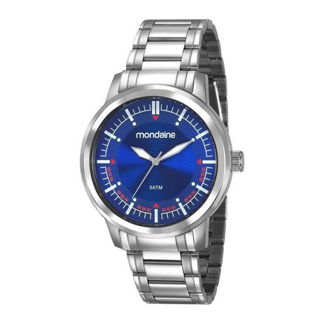 Relogio Mondaine Masculino Ref: 83424g0mvna1 Casual Prateado Menor preço em Relogio Mondaine Masculino Ref: 83424g0mvna1 Casual Prateado