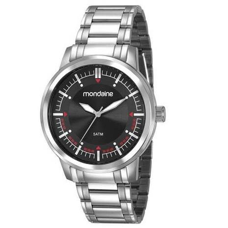 Relogio Mondaine Masculino Ref: 83424g0mvna2 Casual Prateado Menor preço em Relogio Mondaine Masculino Ref: 83424g0mvna2 Casual Prateado