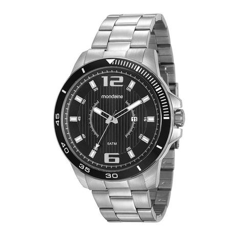 Relogio Mondaine Masculino Ref: 99283g0mvns2 Big Case Prateado Menor preço em Relogio Mondaine Masculino Ref: 99283g0mvns2 Big Case Prateado