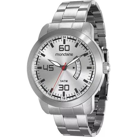 Relógio Mondaine Masculino Social Prateado 78652g0mvna1 Menor preço em Relógio Mondaine Masculino Social Prateado 78652g0mvna1