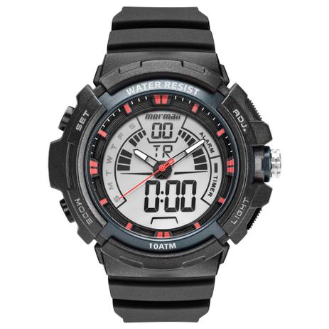 Relógio Mormaii Analógico-Digital Acqua MO8902AA8R Preto Menor preço em Relógio Mormaii Analógico-Digital Acqua MO8902AA8R Preto