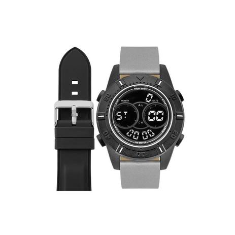 Relógio Mormaii Masculino Ref: Mo1608ab/t8c Kit Pulseira extra Menor preço em Relógio Mormaii Masculino Ref: Mo1608ab/t8c Kit Pulseira extra