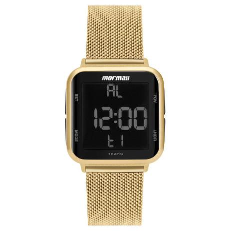 Relógio Mormaii Unissex Quadrado Wave Dourado Digital MO6600AH/8D - Relógio  de Pulso - Magazine Luiza