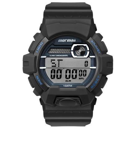 Relógio Mormaii Wave Masculino Preto Mo8090ab/8y - Azul Menor preço em Relógio Mormaii Wave Masculino Preto Mo8090ab/8y - Azul