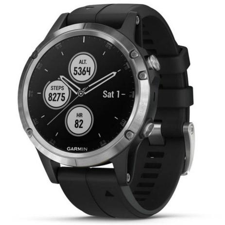 Relógio Multiesportivo Garmin Fenix 5 Plus Safira Preto e Prata com Monitor Cardíaco no Pulso Menor preço em Relógio Multiesportivo Garmin Fenix 5 Plus Safira Preto e Prata com Monitor Cardíaco no Pulso