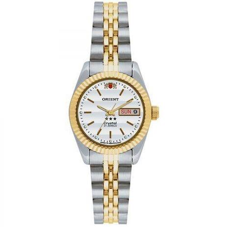 Relógio Orient Feminino Automático Prata 559EB3XB1SX Menor preço em Relógio Orient Feminino Automático Prata 559EB3XB1SX