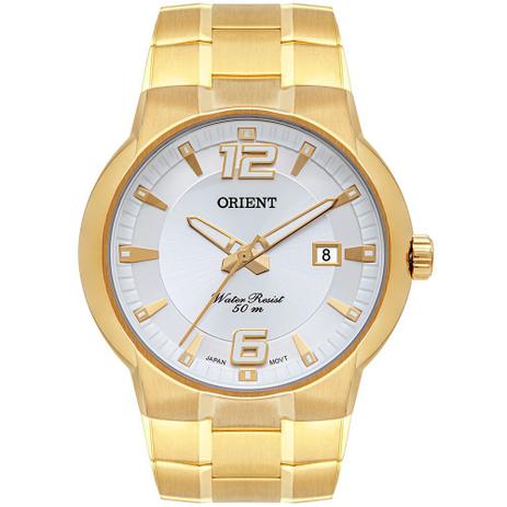 Relógio ORIENT masculino dourado analógico MGSS1187 S2KX - Relógio Masculino  - Magazine Luiza
