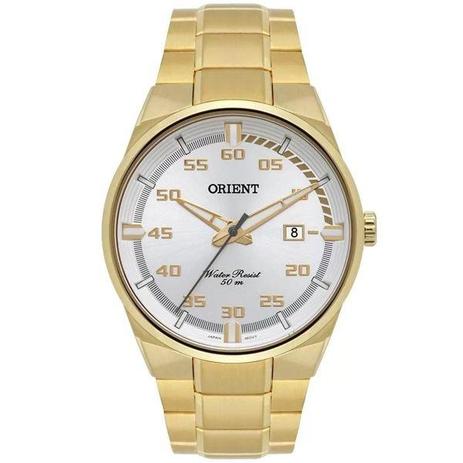 Relógio Orient Masculino Dourado Mgss1161 S2kx Menor preço em Relógio Orient Masculino Dourado Mgss1161 S2kx