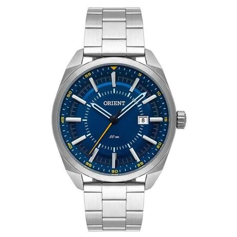 Relógio Orient Masculino Ref: Mbss1346 D1sx Casual Prateado Menor preço em Relógio Orient Masculino Ref: Mbss1346 D1sx Casual Prateado