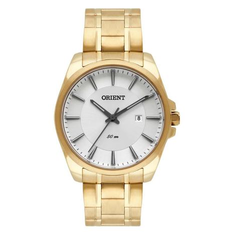 Relógio Orient Masculino Ref: Mgss1147 S1kx Social Dourado Menor preço em Relógio Orient Masculino Ref: Mgss1147 S1kx Social Dourado