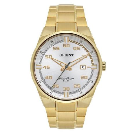 Relógio Orient Masculino Ref: Mgss1161 S2kx Casual Dourado Menor preço em Relógio Orient Masculino Ref: Mgss1161 S2kx Casual Dourado