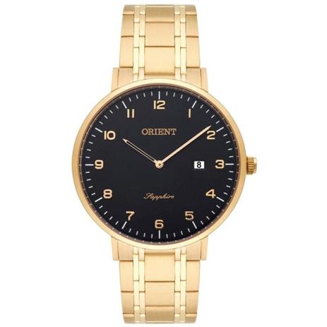 Relógio Orient Masculino Ref: Mgsss003 P2kx Slim Dourado Menor preço em Relógio Orient Masculino Ref: Mgsss003 P2kx Slim Dourado