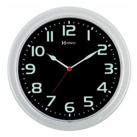 Relógio Parede Herweg Fluorescente Verde 660016 283 Menor preço em Relógio Parede Herweg Fluorescente Verde 660016 283